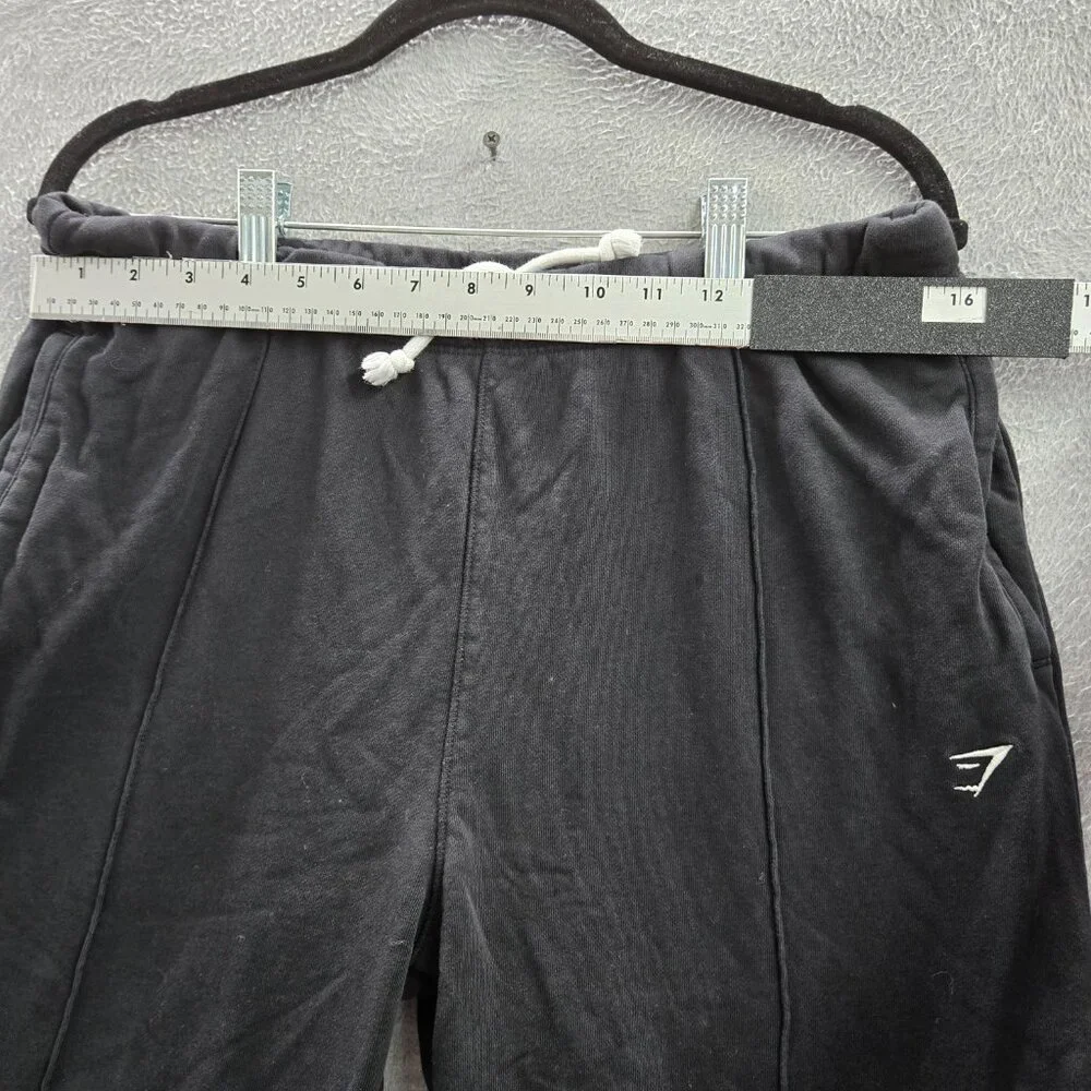Gymshark Women Activewear‎ Pants L Black Lifting Straight Leg Joggers 28
